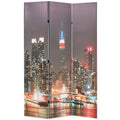 Folding Room Divider New York By Night