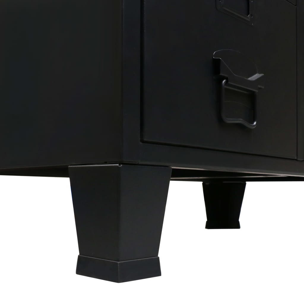 Wardrobe Metal Industrial Style 67X35X107 Cm