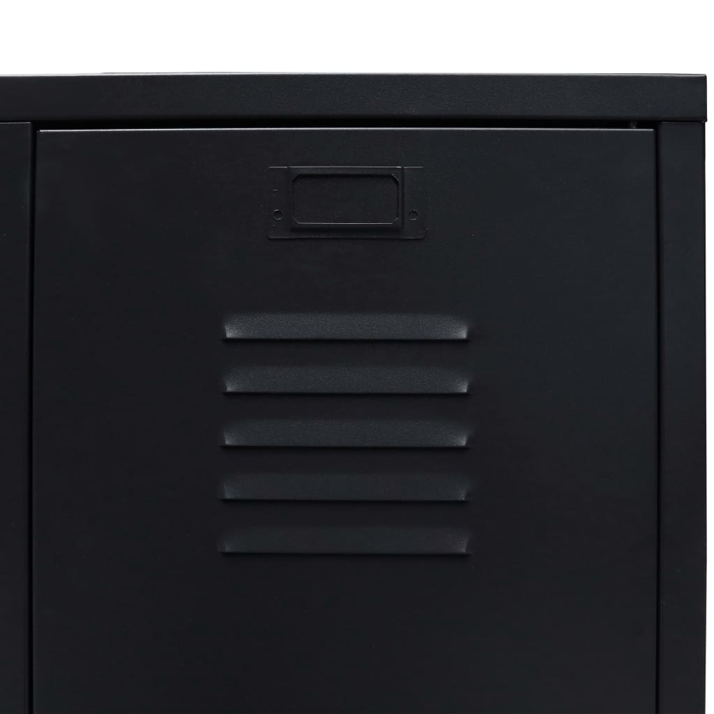 Wardrobe Metal Industrial Style 67X35X107 Cm