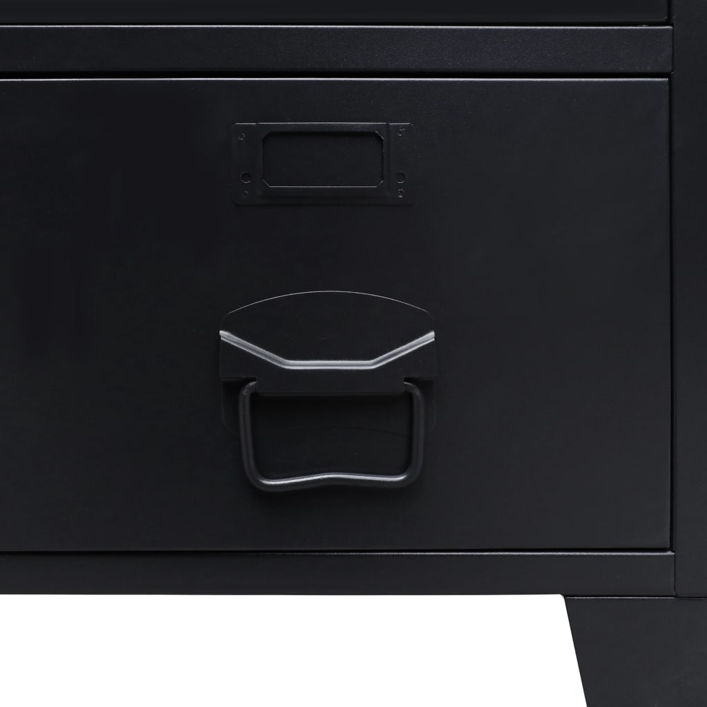 Wardrobe Metal Industrial Style 67X35X107 Cm