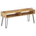 Tv Stand Solid Mango Wood 110X35X45 Cm