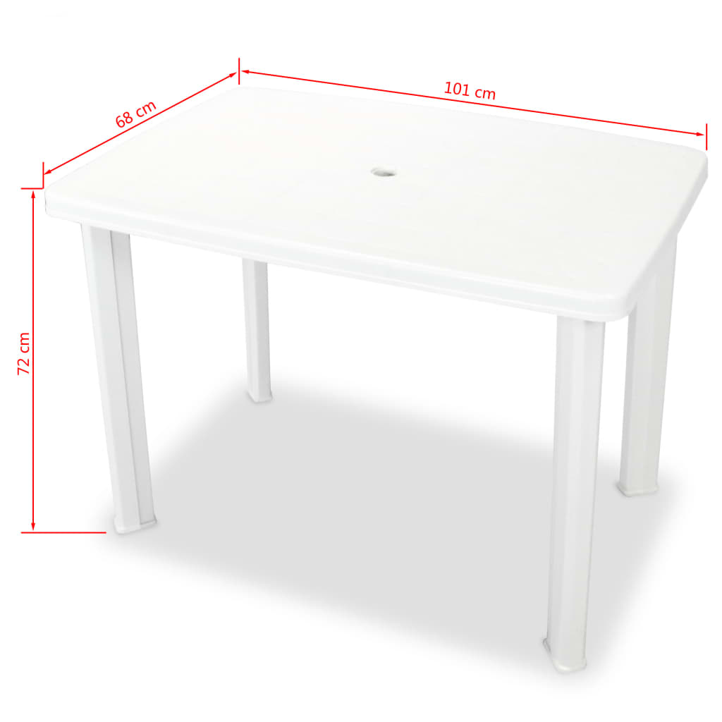 3 Piece Bistro Set Plastic