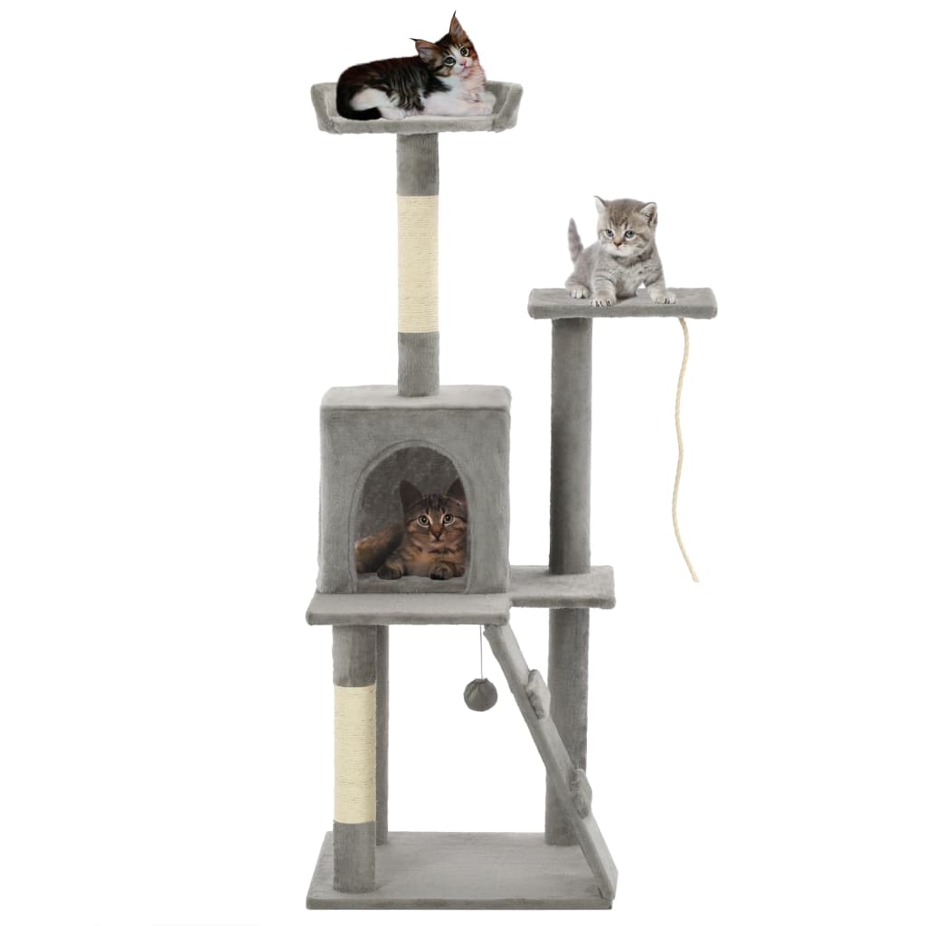 Cat Tree With Sisal Scratching Posts 120 Cm