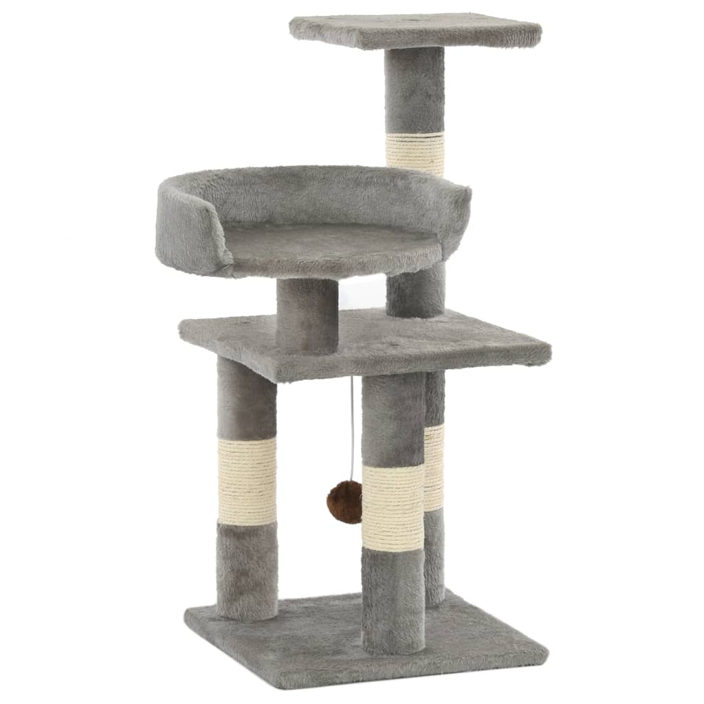 Cat Tree With Sisal Scratching Posts 65 Cm