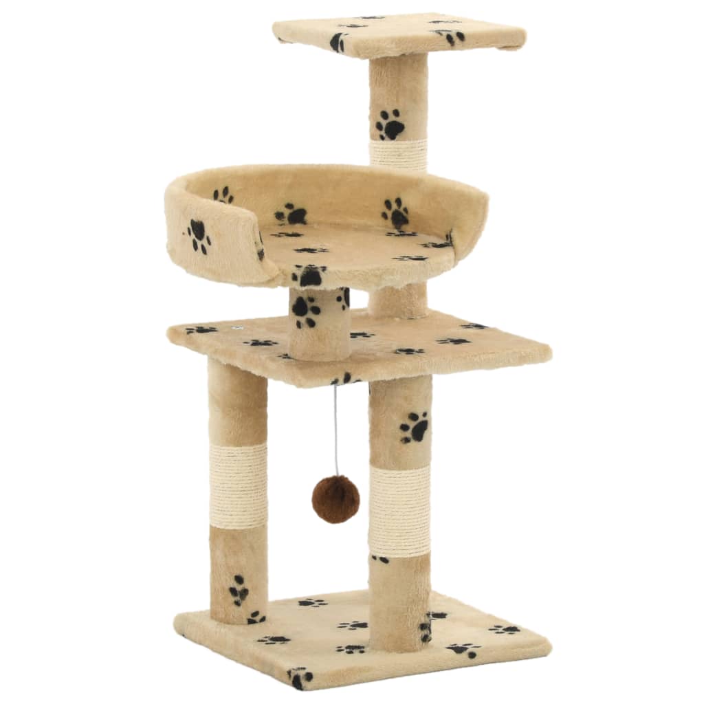 Cat Tree With Sisal Scratching Posts 65 Cm