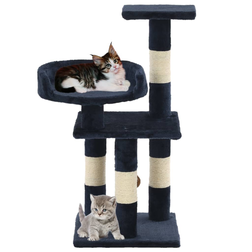 Cat Tree With Sisal Scratching Posts 65 Cm