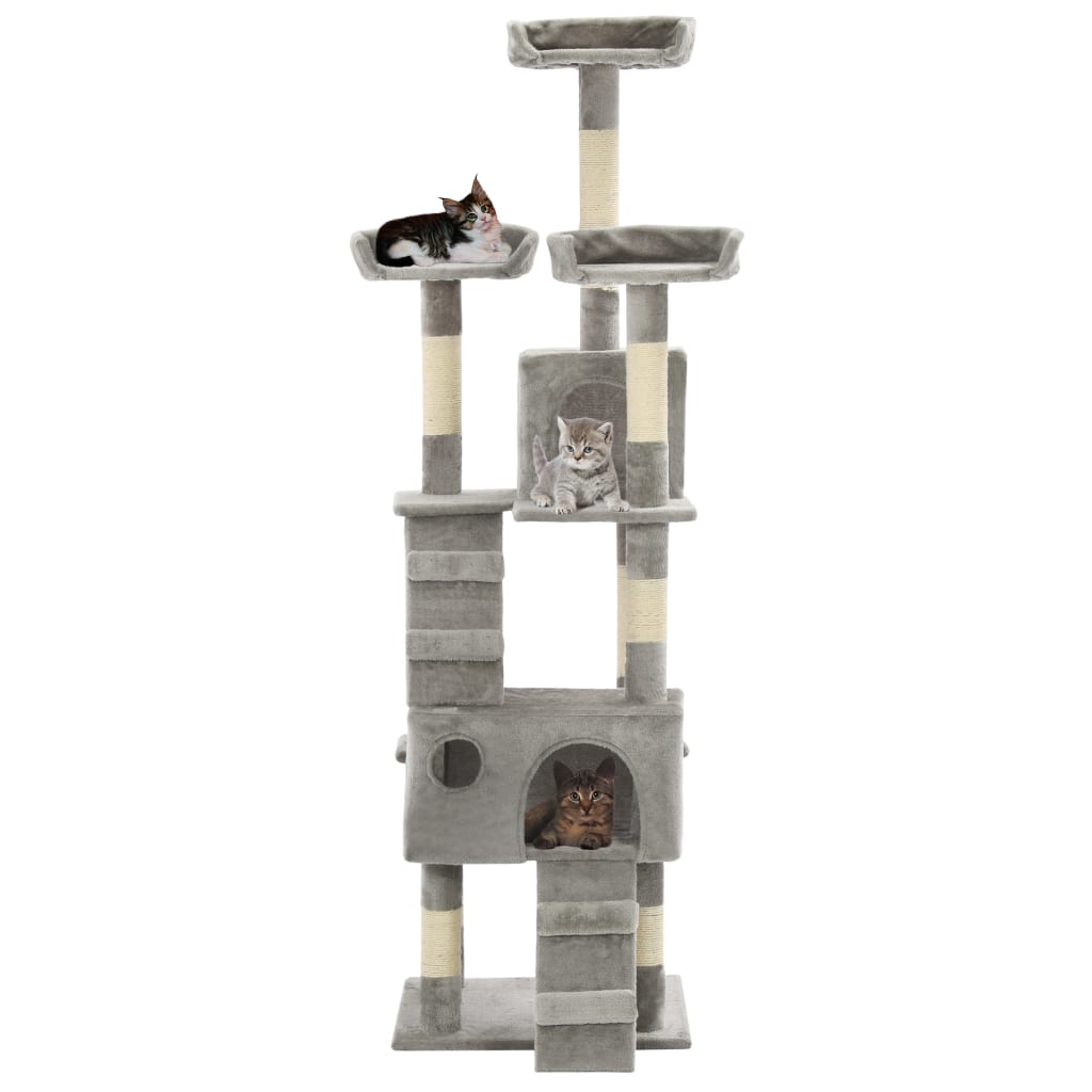 Cat Tree With Sisal Scratching Posts 170 Cm