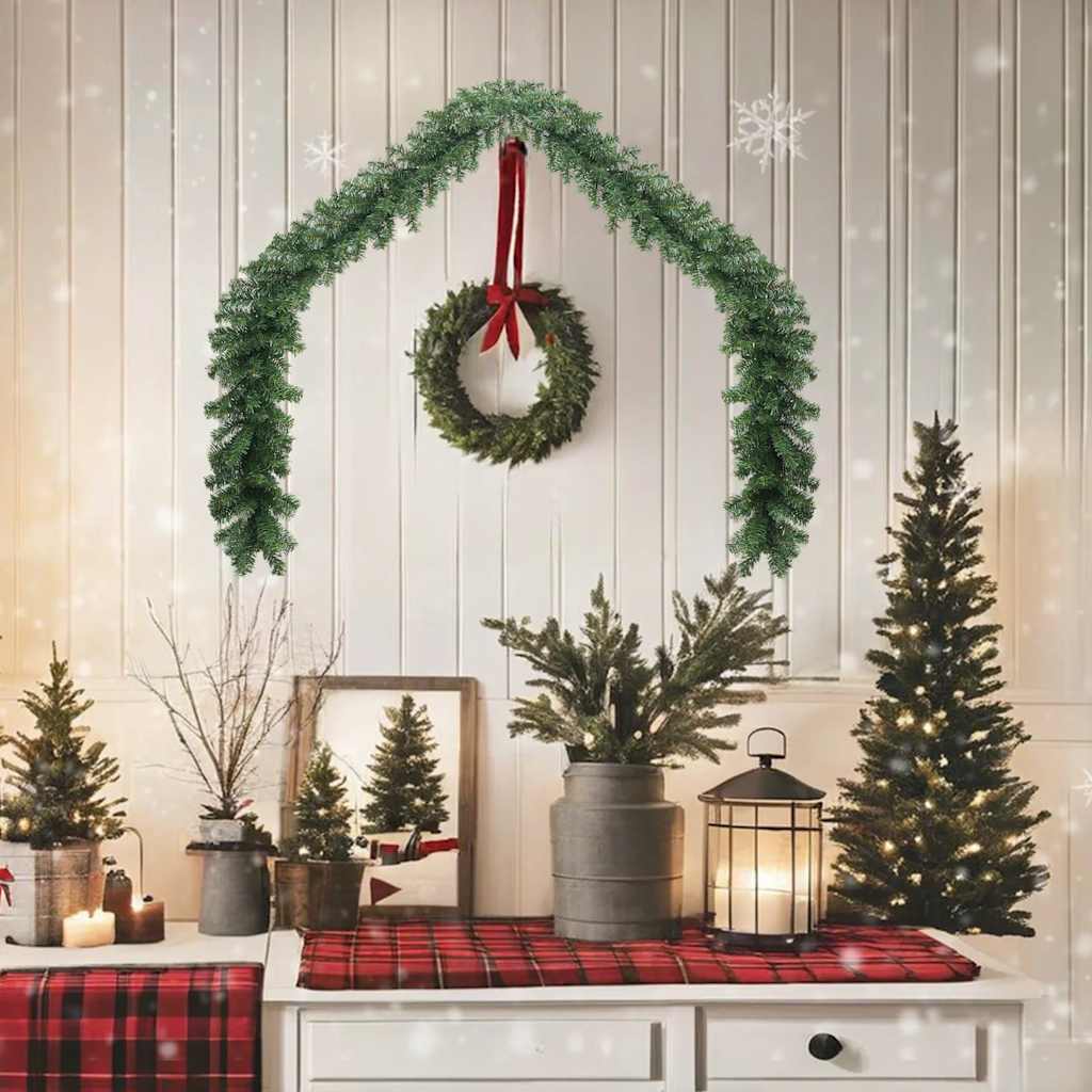 Christmas Garland With Led Lights