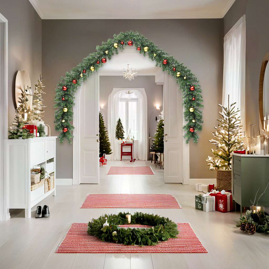 Christmas Garland With Led Lights