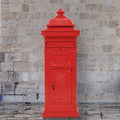 Pillar Letterbox Aluminium Vintage Style Rustproof