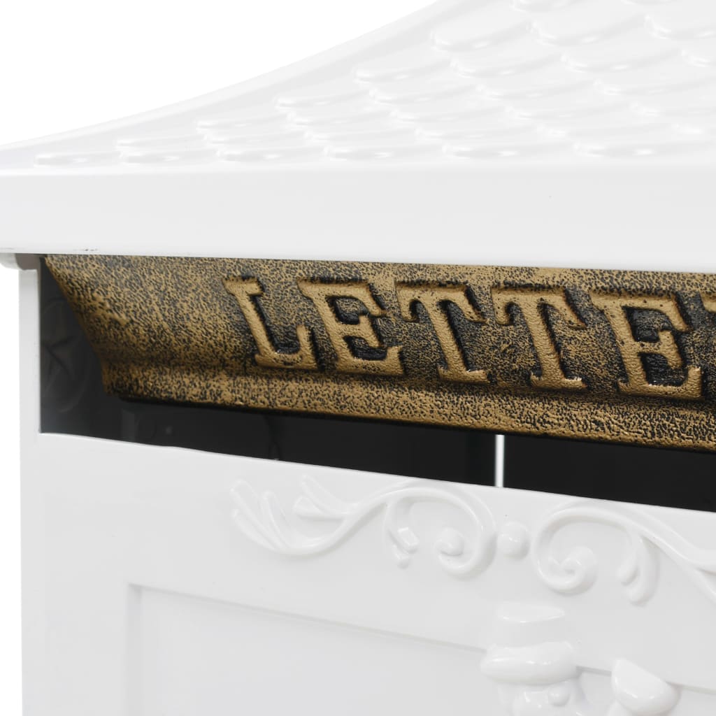 Pedestal Letterbox Aluminium Vintage Style Rustproof