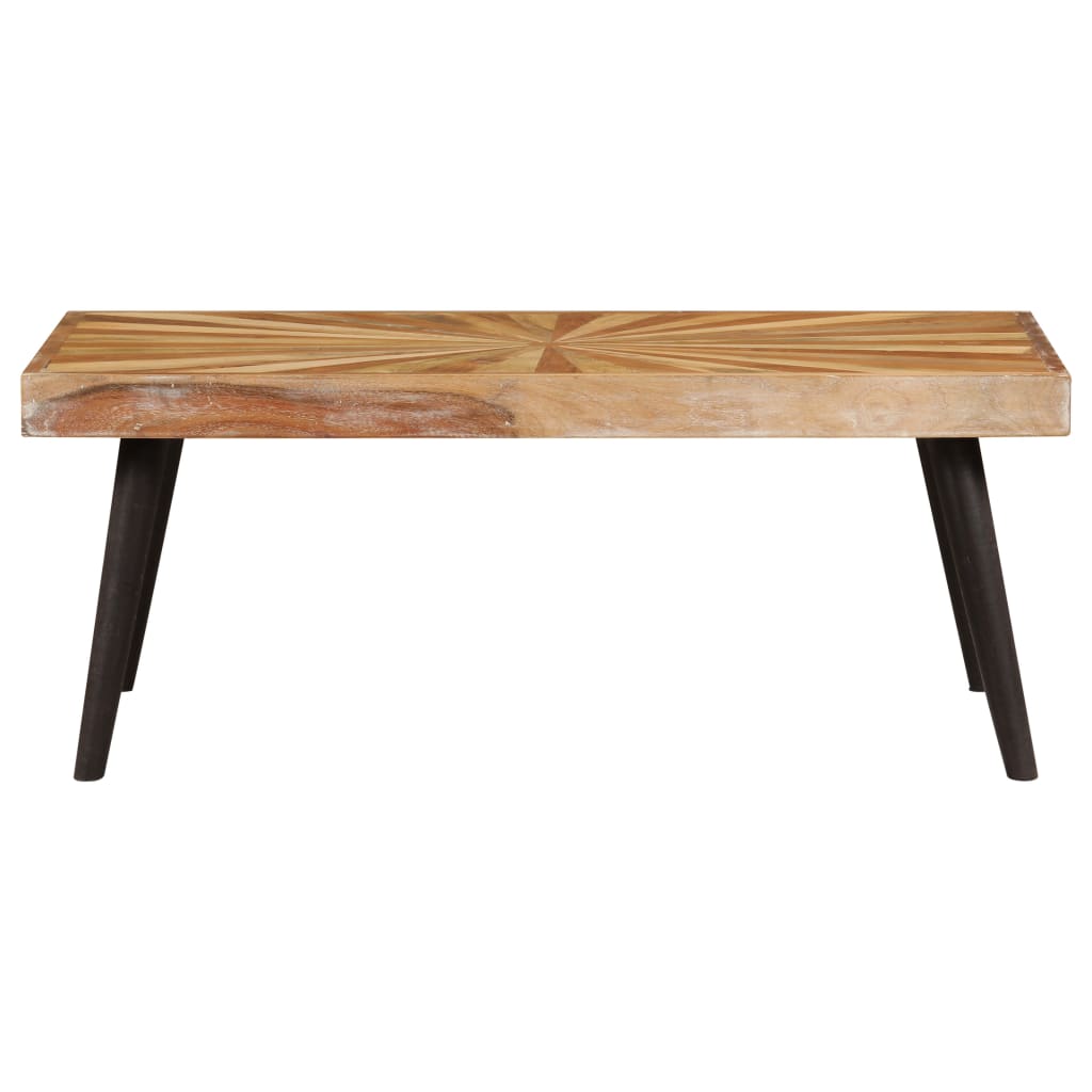 Coffee Table Solid Mango Wood 90X55X36 Cm 90 cm