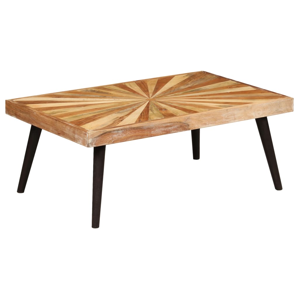 Coffee Table Solid Mango Wood 90X55X36 Cm 90 cm