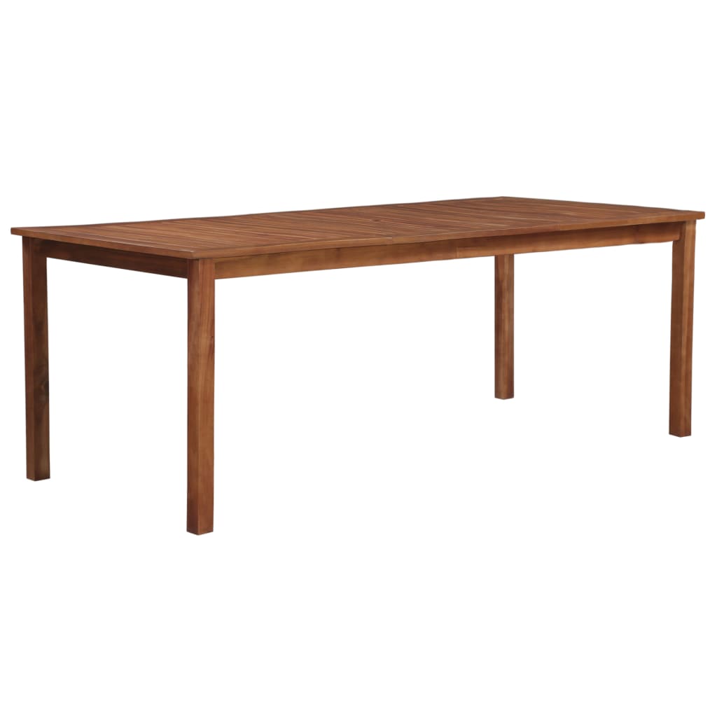 Garden Dining Table Solid Wood Acacia