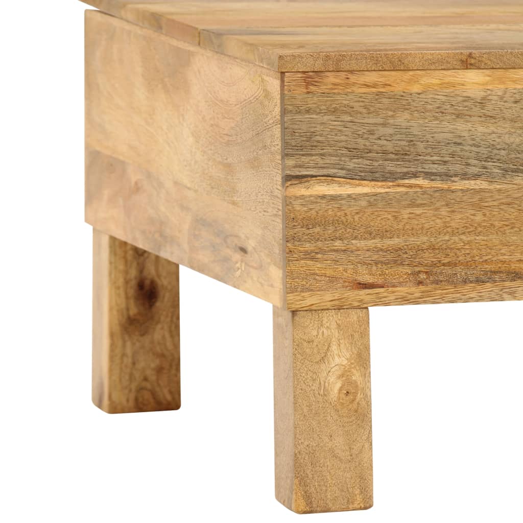 Coffee Table Solid Mango Wood 110X55X35 Cm
