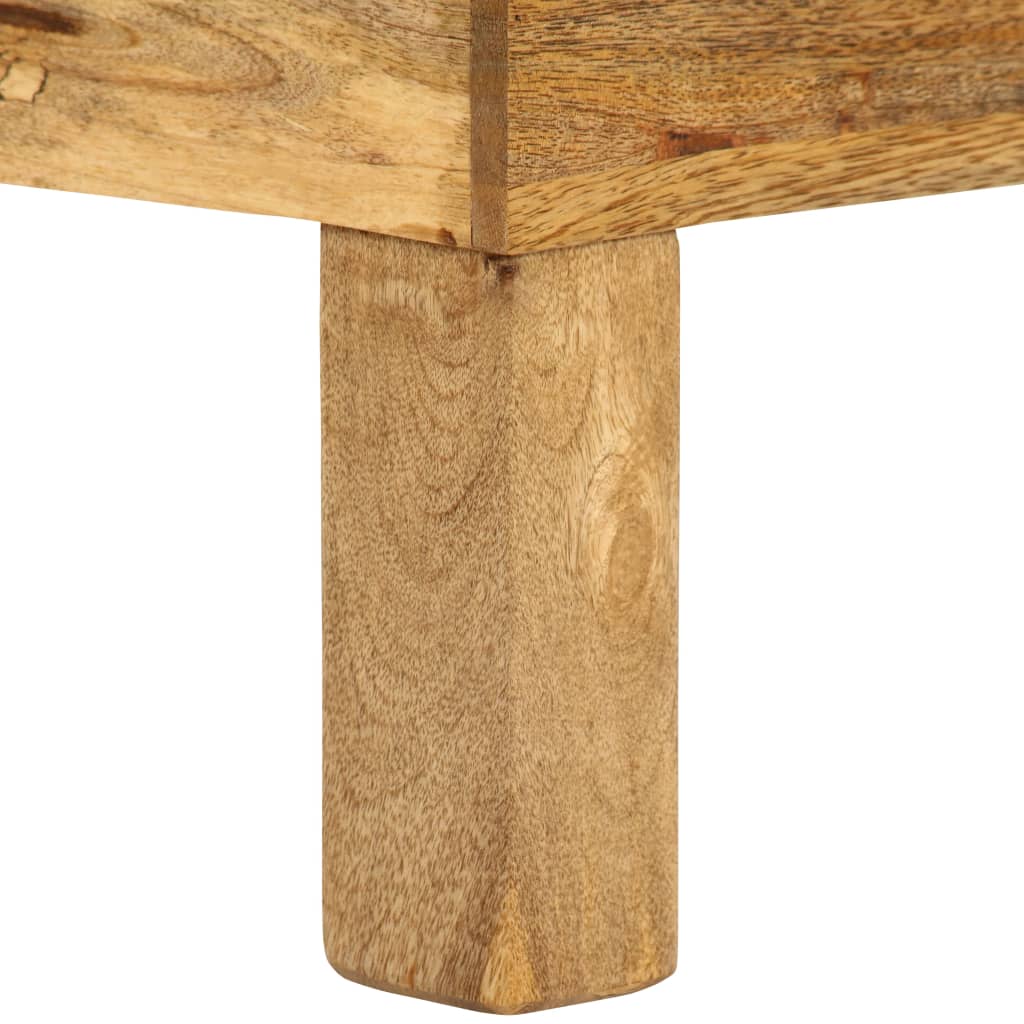 Coffee Table Solid Mango Wood 110X55X35 Cm