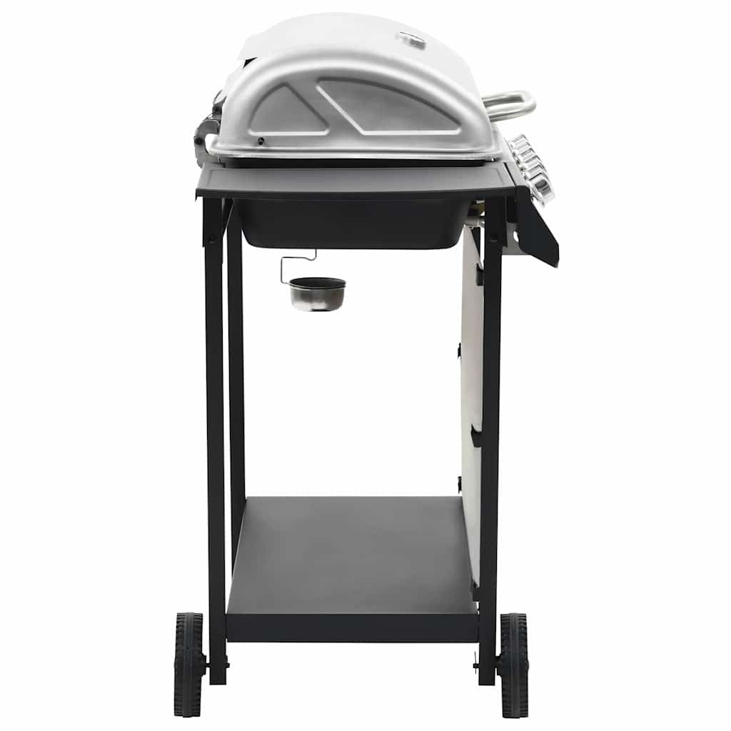 Outdoor Grills 6 Burner Gas BBQ Grill Barbecue Thermometer Black Removable 112 c