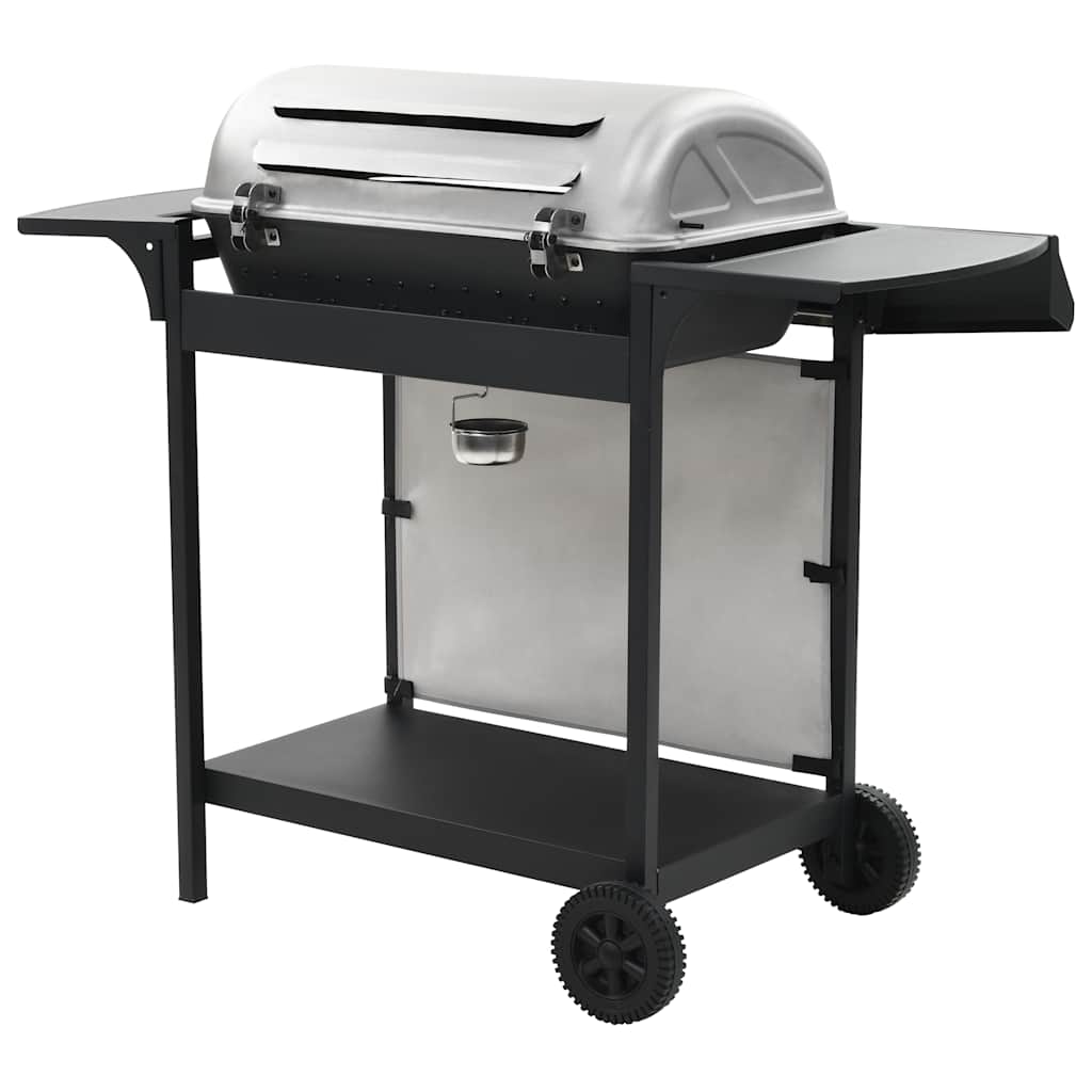 Outdoor Grills 6 Burner Gas BBQ Grill Barbecue Thermometer Black Removable 112 c