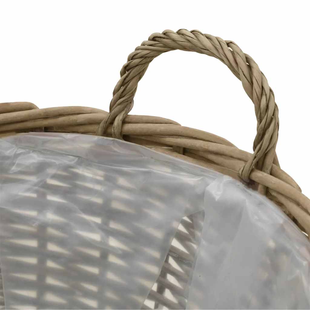 Planter Set of 4 Rustic Wicker Baskets Willow Rattan Garden Plant Pots