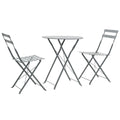 Bistro Set | | Powder-Coated Steel | Compact | Foldable