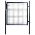 Mesh Garden Gate Galvanised Steel Grey