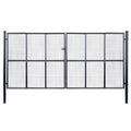 Mesh Garden Gate Galvanised Steel Grey