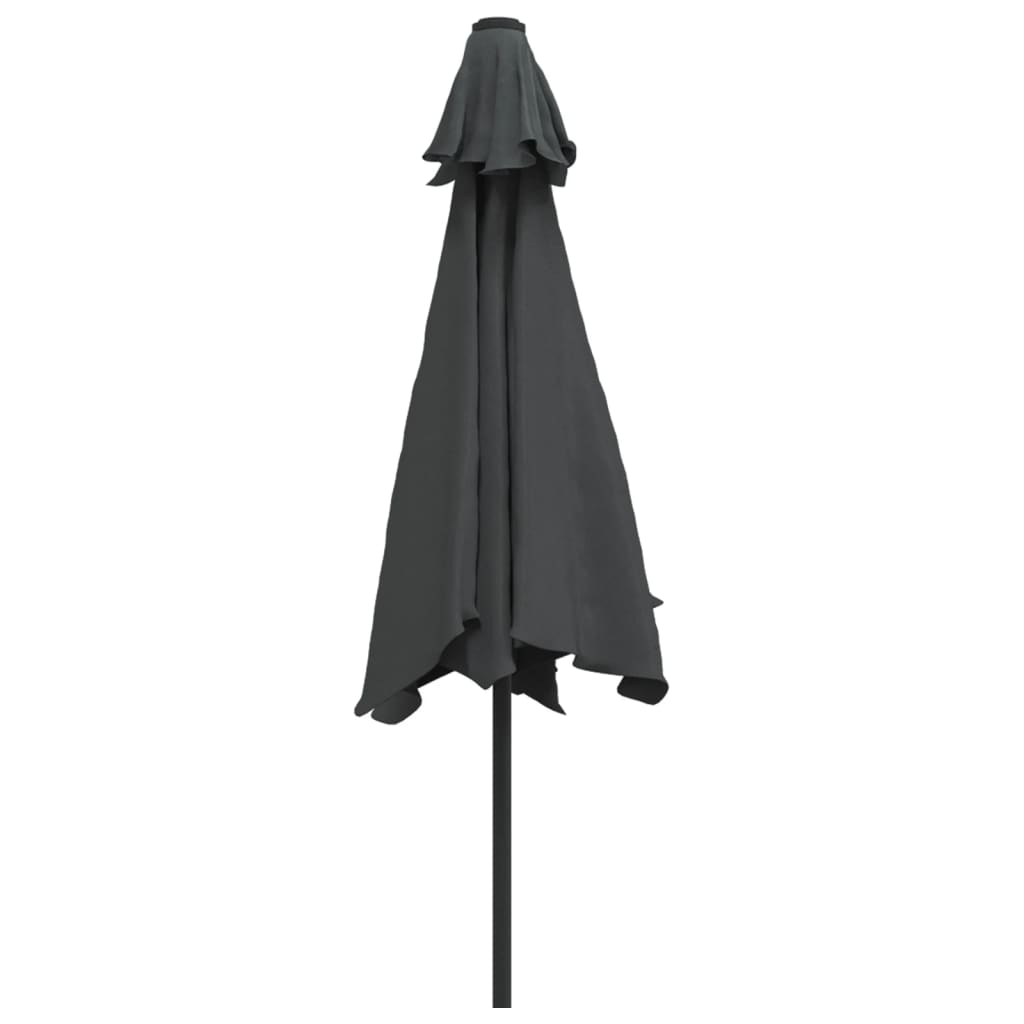 Garden Parasol Metal Pole 300 Cm Taupe Green Anthracite White Waterproof Gre 300
