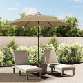 Garden Parasol With Metal Pole 300 Cm