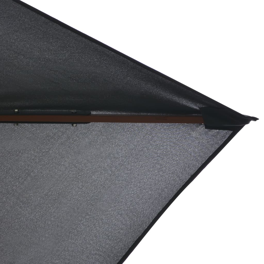 Garden Parasol With Wooden Pole 200X300 Cm