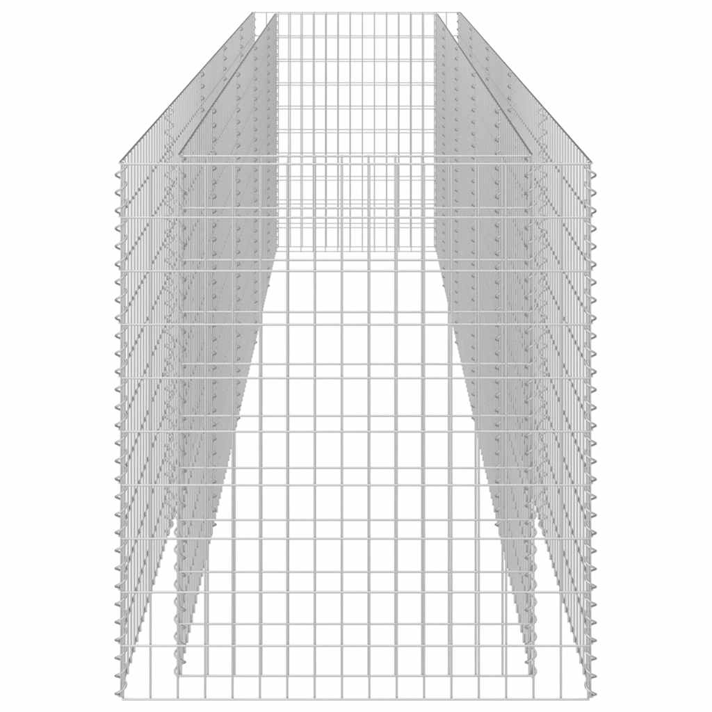 Planter XL Gabion Raised Garden Bed Galvanised Steel Stone Cage Outdoor 360 x 50