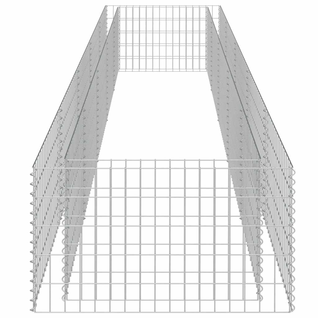 Planter XL Gabion Raised Garden Bed Galvanised Steel Stone Cage Outdoor 360 x 50