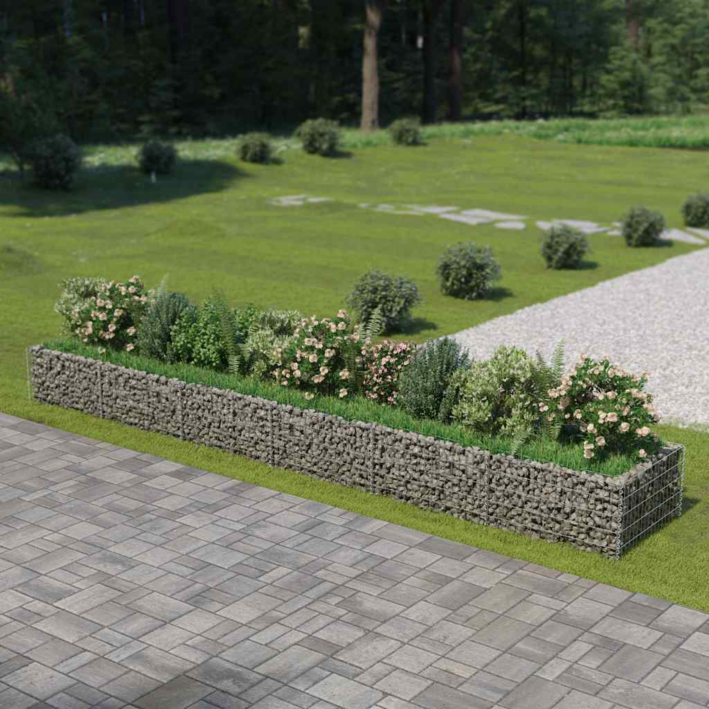 Gabion Raised Bed Galvanised Steel