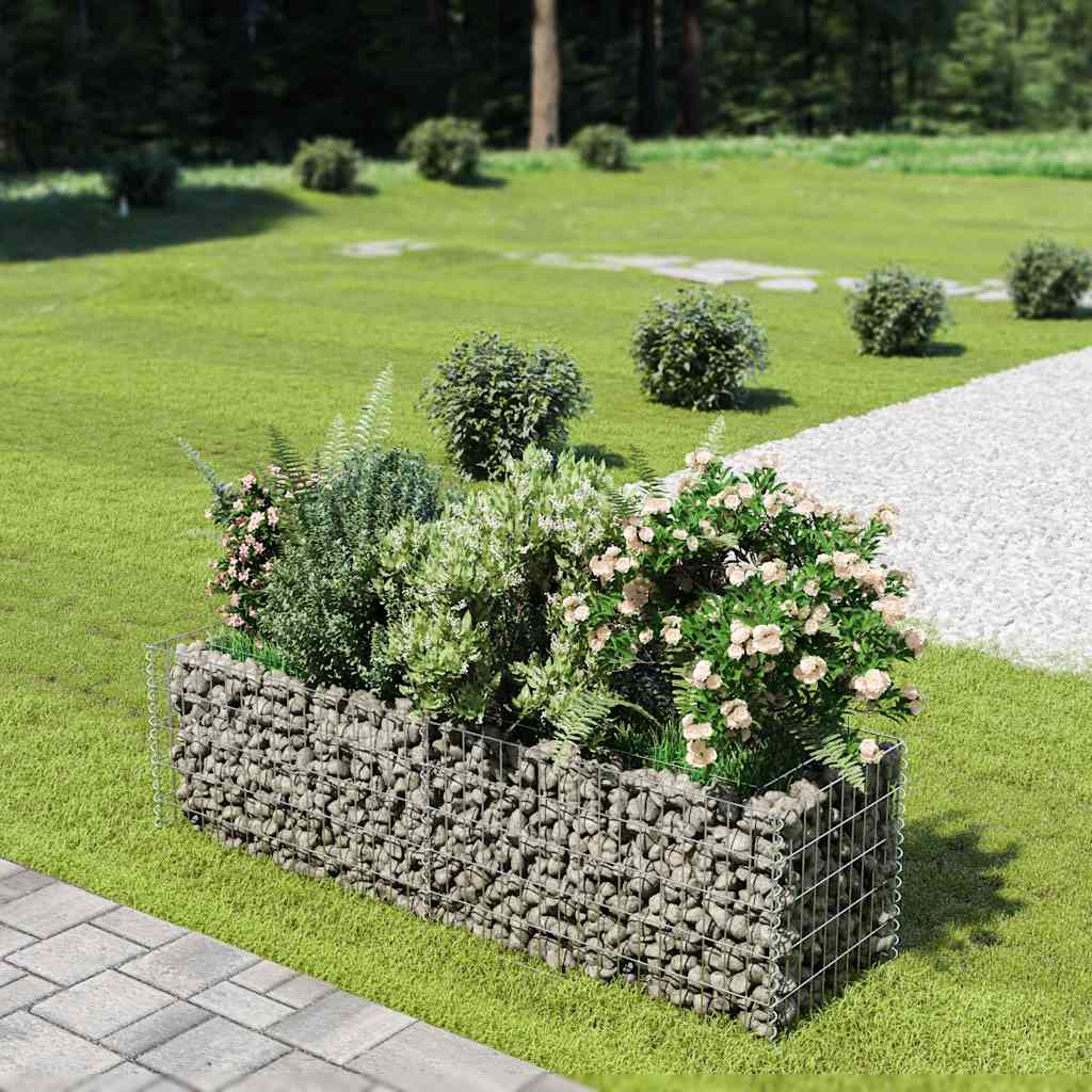 Gabion Raised Bed Galvanised Steel