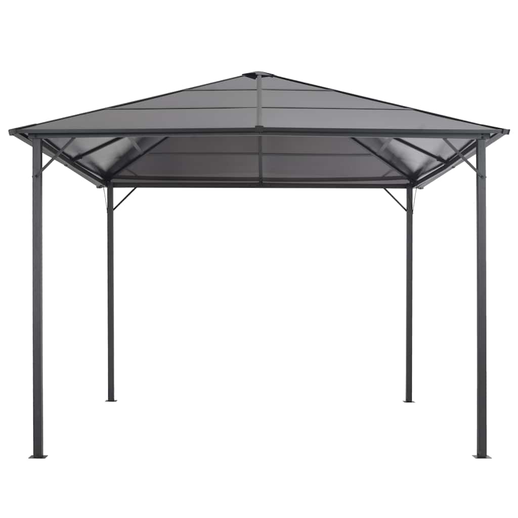 Gazebo Roof Aluminium 4X3X2.6 M Black 3 x 3 m 4 x 3 m 400 cm
