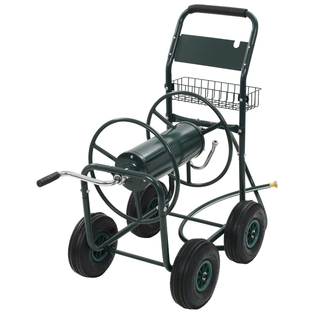 Garden Hose Trolley With 1/2" Hose Connector 75 M Steel