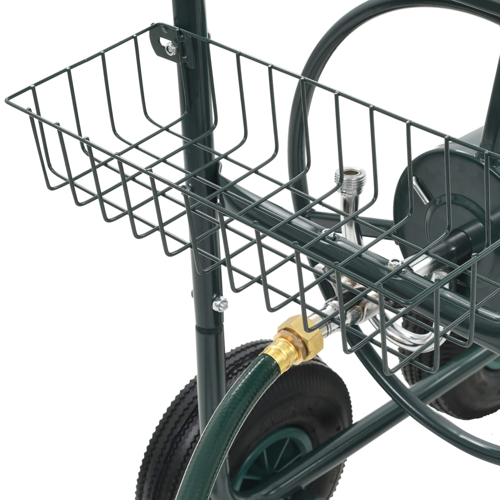 Garden Hose Trolley With 1/2" Hose Connector 75 M Steel