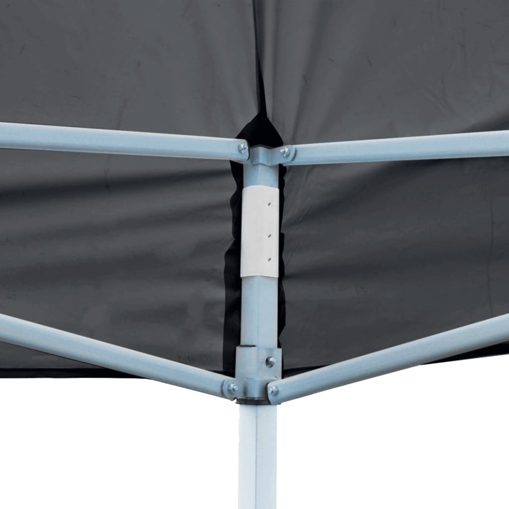 Folding Pop-Up Partytent With Sidewalls 3X6 M Anthracite