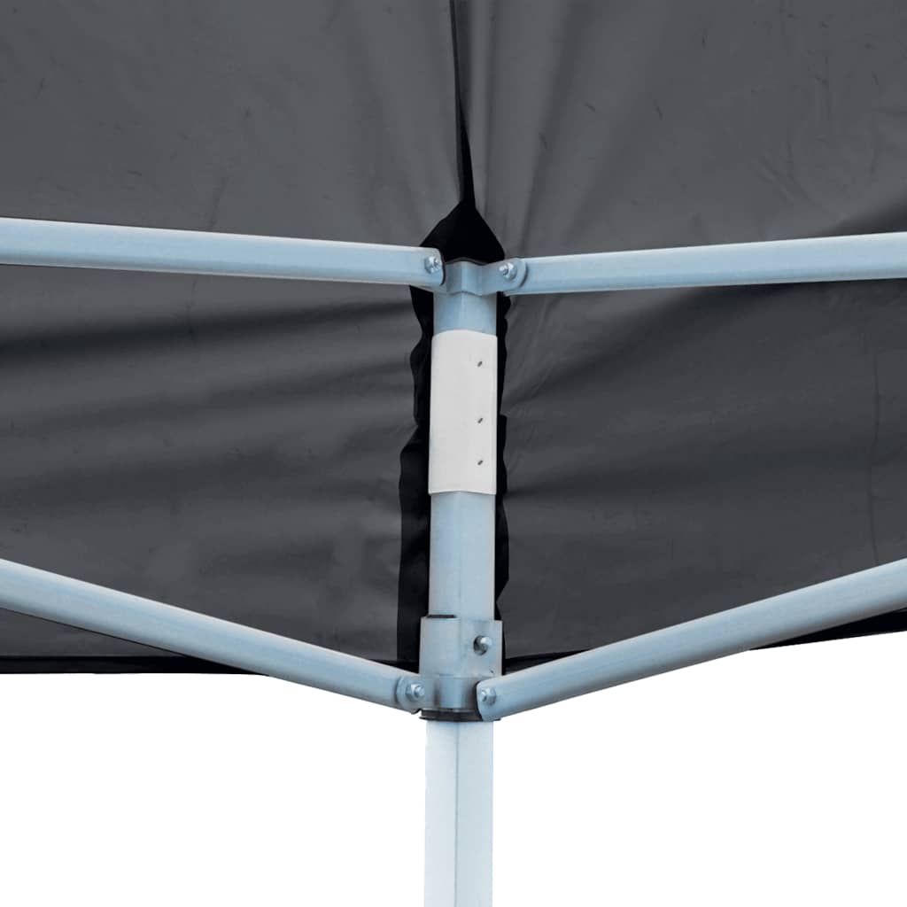Folding Pop-Up Partytent With Sidewalls 3X6 M Anthracite