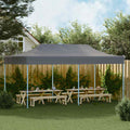 Folding Pop-Up Partytent With Sidewalls 3X6 M Anthracite