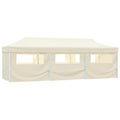 Folding Pop-Up Party Tent With 8 Sidewalls 870X291X315 Cm