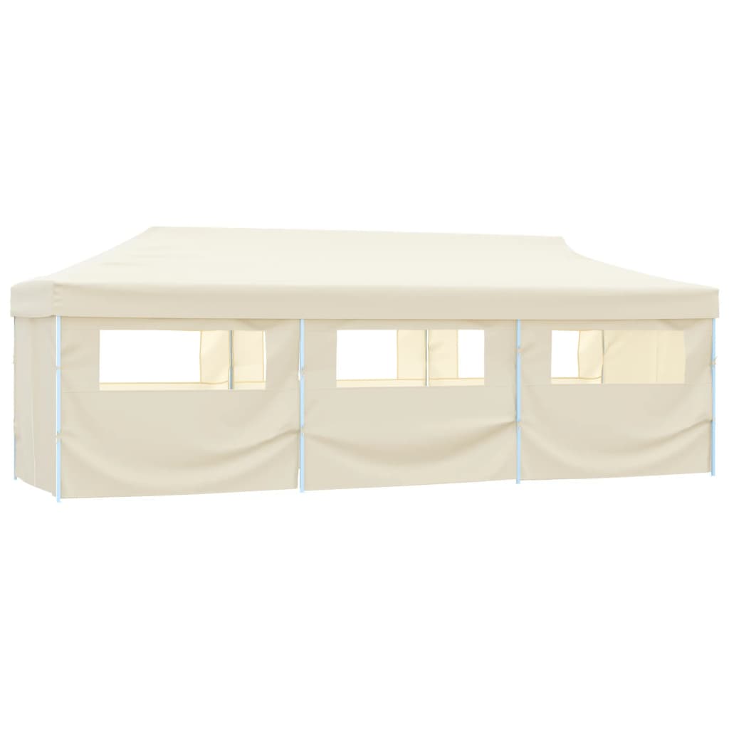 Folding Pop-Up Party Tent With 8 Sidewalls 870X291X315 Cm