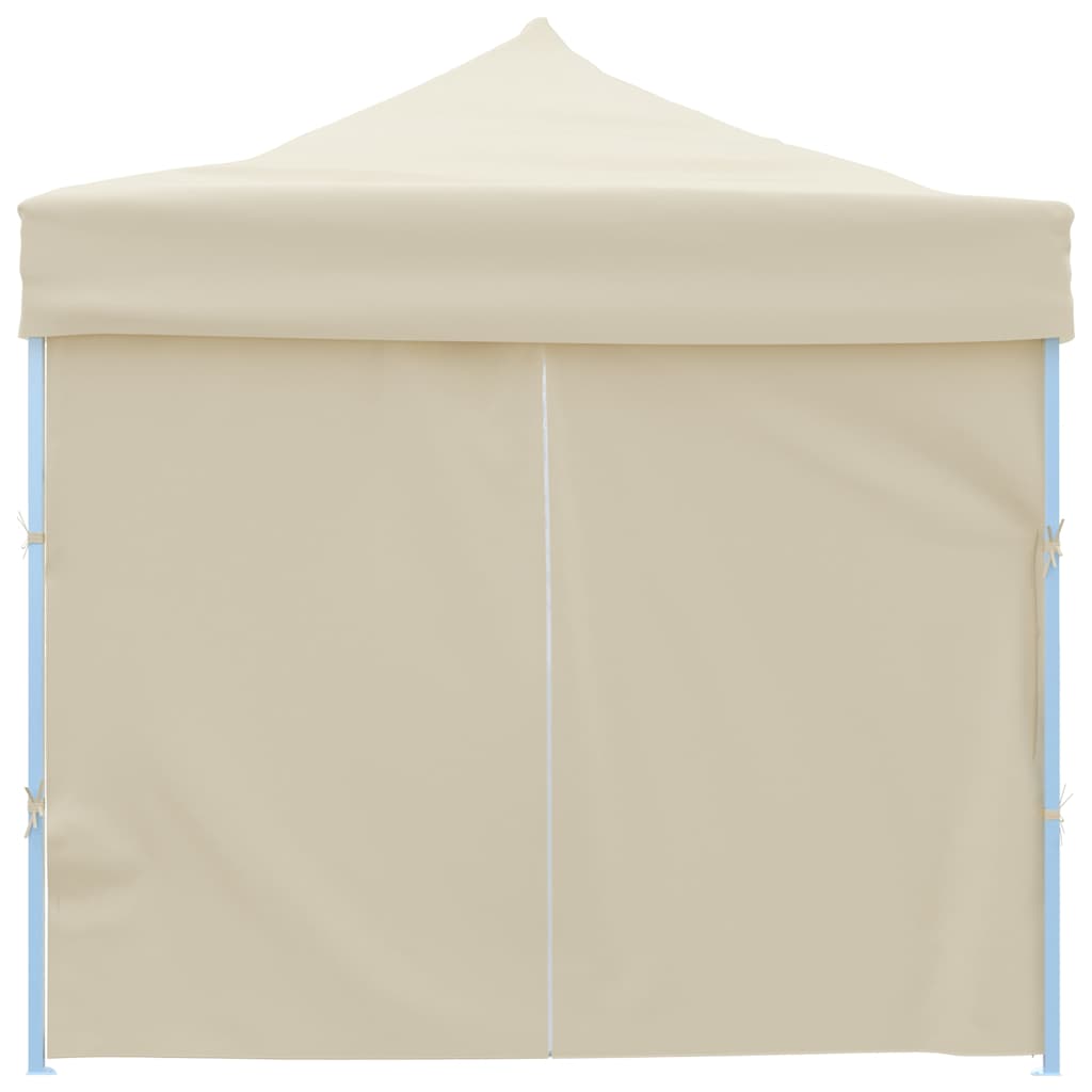 Gazebo 8.7x2.9m Folding Pop Up Party Tent Marquee 8 Sidewalls White cream blue 8