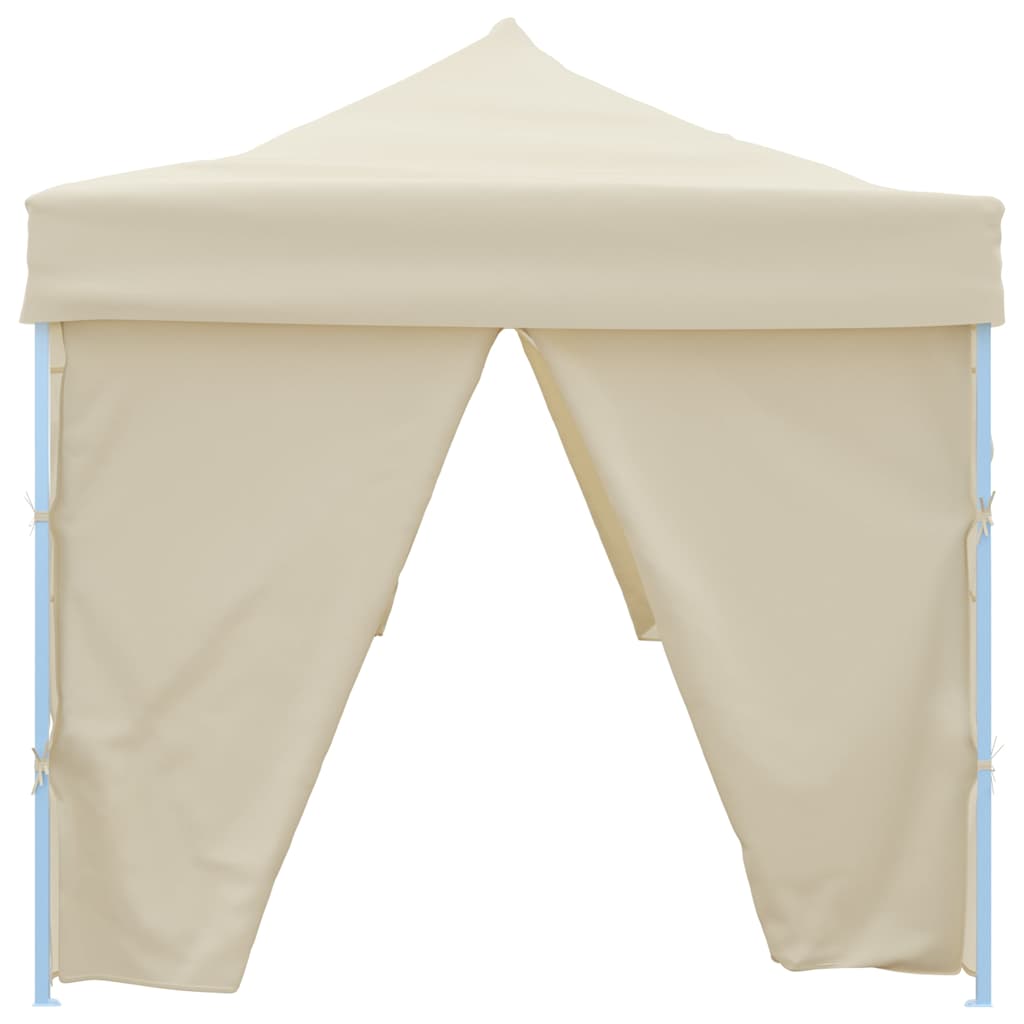 Gazebo 8.7x2.9m Folding Pop Up Party Tent Marquee 8 Sidewalls White cream blue 8