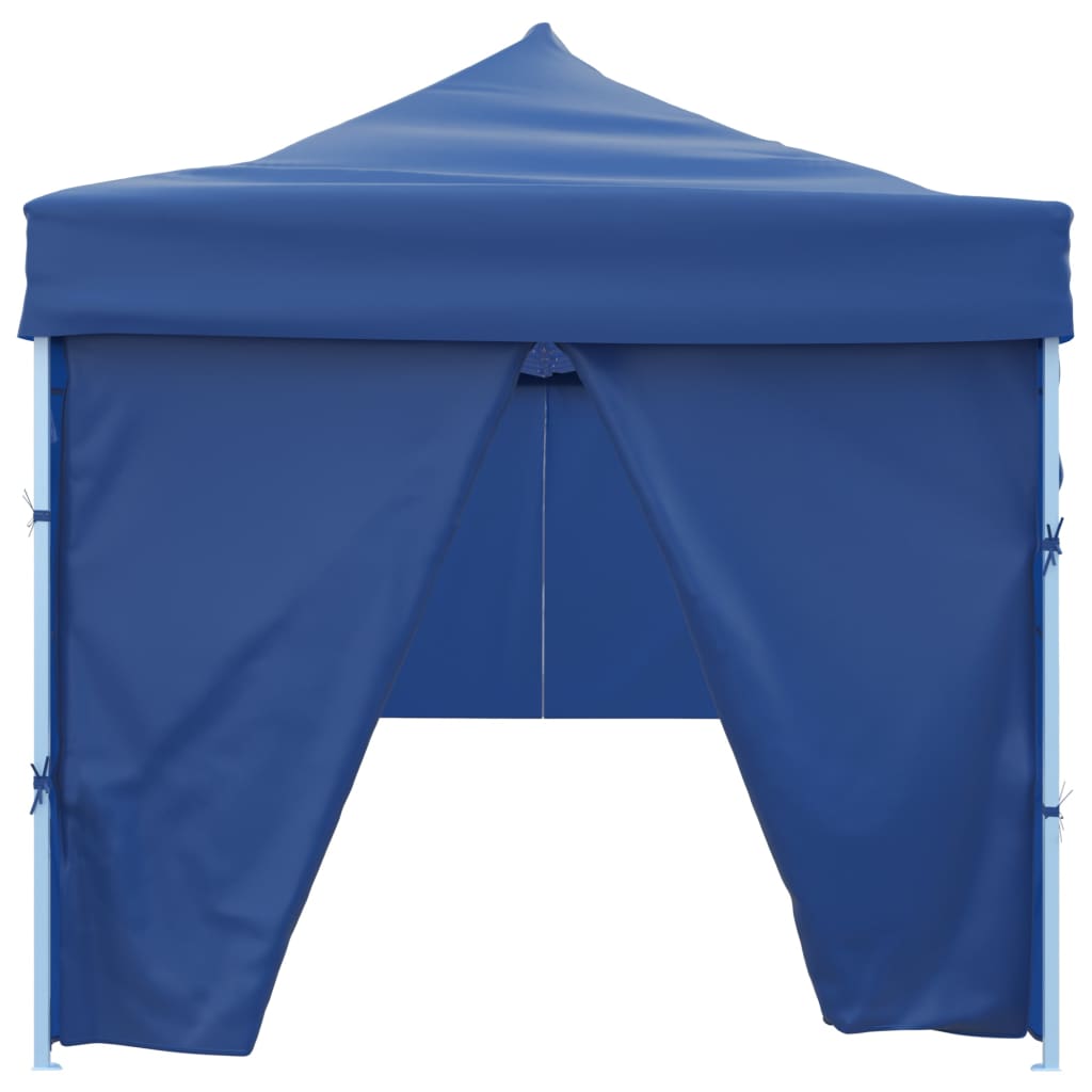 Gazebo 8.7x2.9m Folding Pop Up Party Tent Marquee 8 Sidewalls White cream blue 8