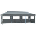 Folding Pop-Up Party Tent With 5 Sidewalls 3X9 M