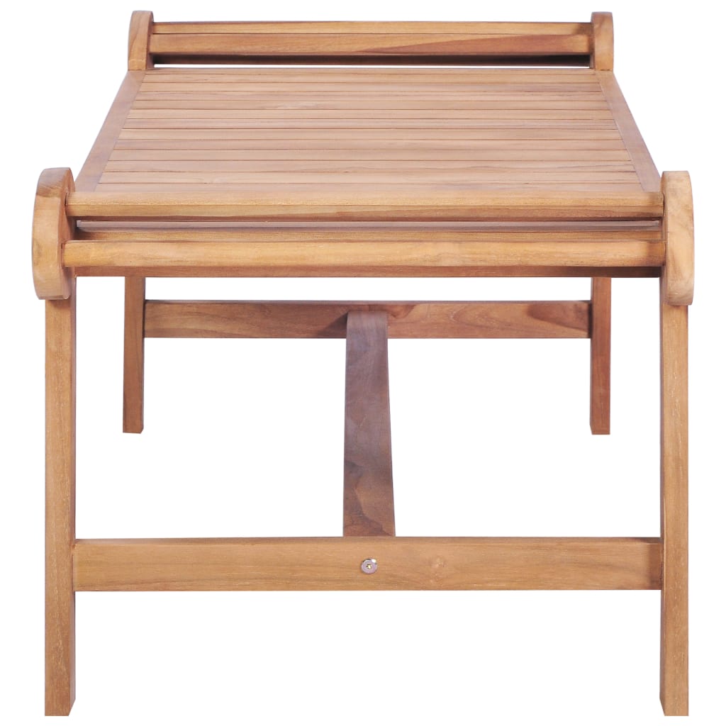 Coffee Table Solid Teak Garden Outdoor Patio Deck Furniture 100x50x45cm