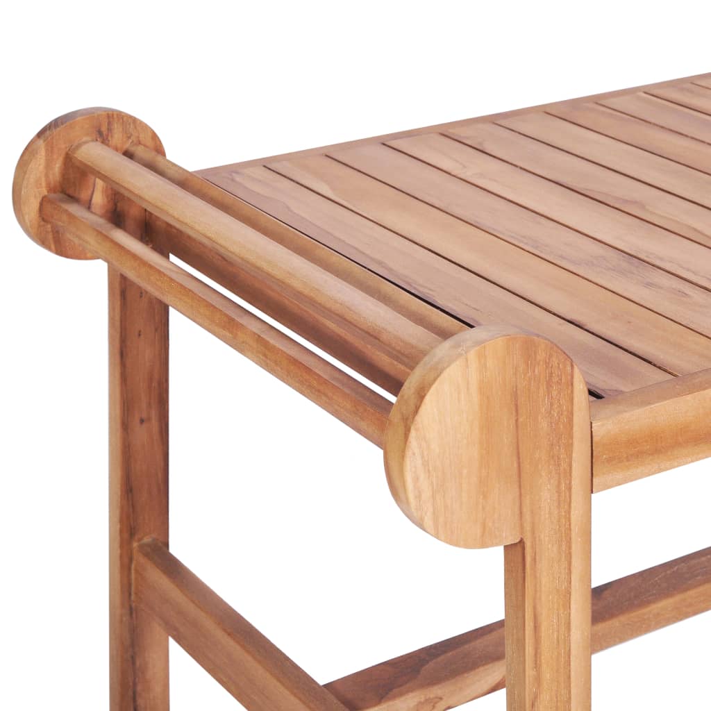 Coffee Table Solid Teak Garden Outdoor Patio Deck Furniture 100x50x45cm