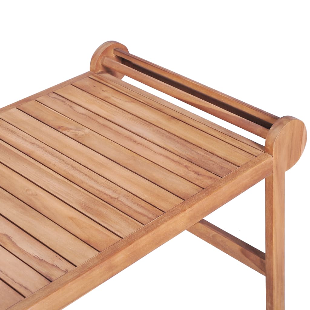 Coffee Table Solid Teak Garden Outdoor Patio Deck Furniture 100x50x45cm