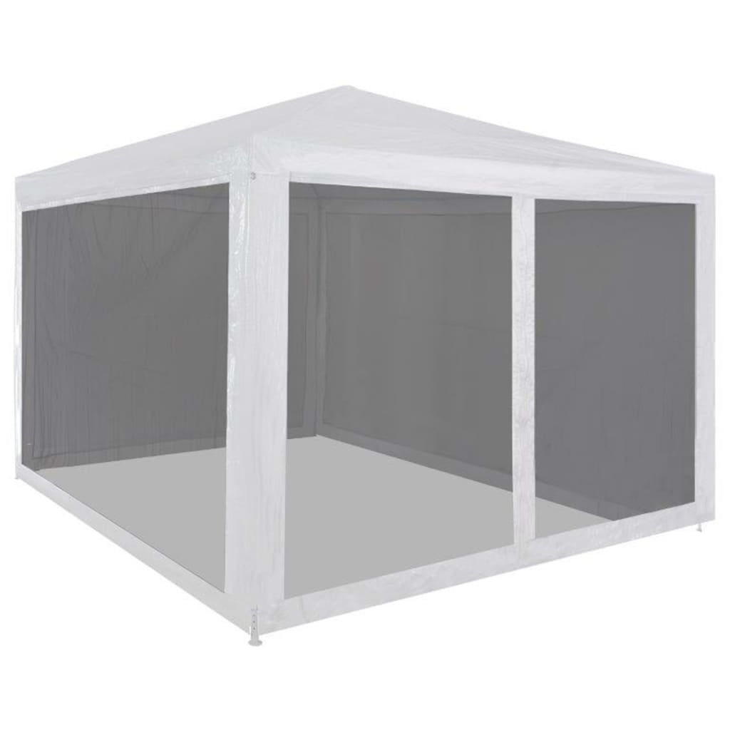 Party Tent With 10 Mesh Sidewalls Hdpe