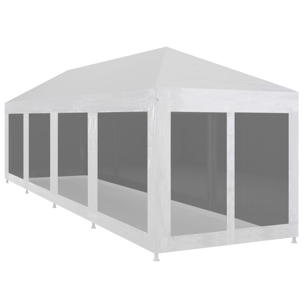Party Tent With 10 Mesh Sidewalls Hdpe